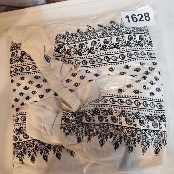 Old Navy Dress Womens Large White Back Shift Sleeveless V-neck Cutout Above Knee - Picture 9 of 9